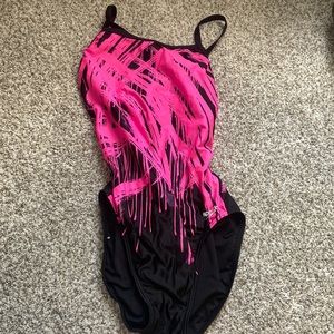 Black and Pink Speedo